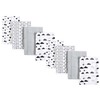 Hudson Baby Cotton Poly Flannel Burp Cloths Multipack, Moon and