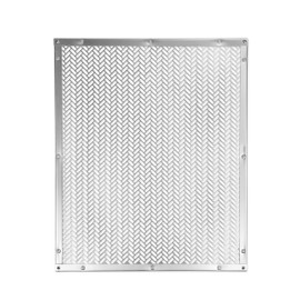 Camco Premium Camper/RV Lower Screen Door Grille | Protects Screen Door Mesh from Damage & Crafted of Heavy-Duty Aluminum | Adjusts from 20” to 29” & Measures 24-1/4” (L) x 20-1/4” (W) (43995)