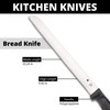 Spyderco Lightweight Kitchen Bread Knife with 10.25" MBS-26 Stainless Steel