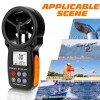 BTMETER Anemometer Digital Wind Speed Meter Temp Gauge 5860ft/min Data