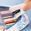 Lilaly 1 Pack Staplers for Desk Staplers, Blue Stapler, Miniature