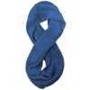 Wrapables Thick Knitted Winter Warm Infinity Scarf, Blue