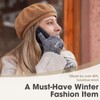 Rahhint Wool Winter Gloves Men Women Fleece lined Knit Gloves