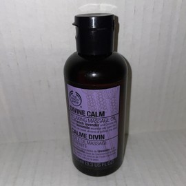 The Body Shop DIVINE CALM Relaxing Massage Oil 3.3 oz/100ml RARE