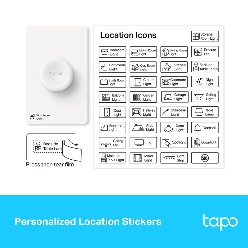 Tapo TP-Link Smart Button | Wireless Remote Dimmer Switch |