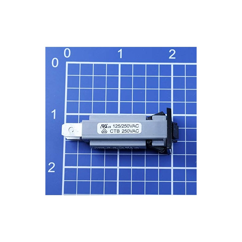 Circuit Breaker, Thermal, 15A, 250Vac/50Dc