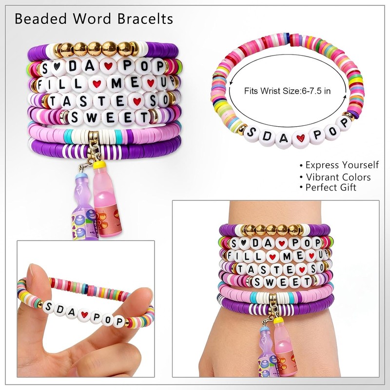 Korea-Pop Merch Pulseras apilables elásticas para mujeres pequeñas fanáticas, regalos