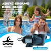 3.0HP Single Speed Pool Pump for Above/In Ground Pools –