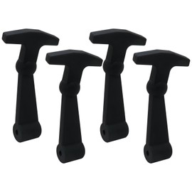 INGQI 4 Pack Black Rubber Heavy Duty Cooler Latches for Y-ETI RTI-C Cooler Parts