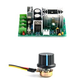 QWORK PWM DC Motor Speed Controller 12V 24V 36V 48V 20A High Performance Drive Module Adjustable Speed PWM Electronic Regulator