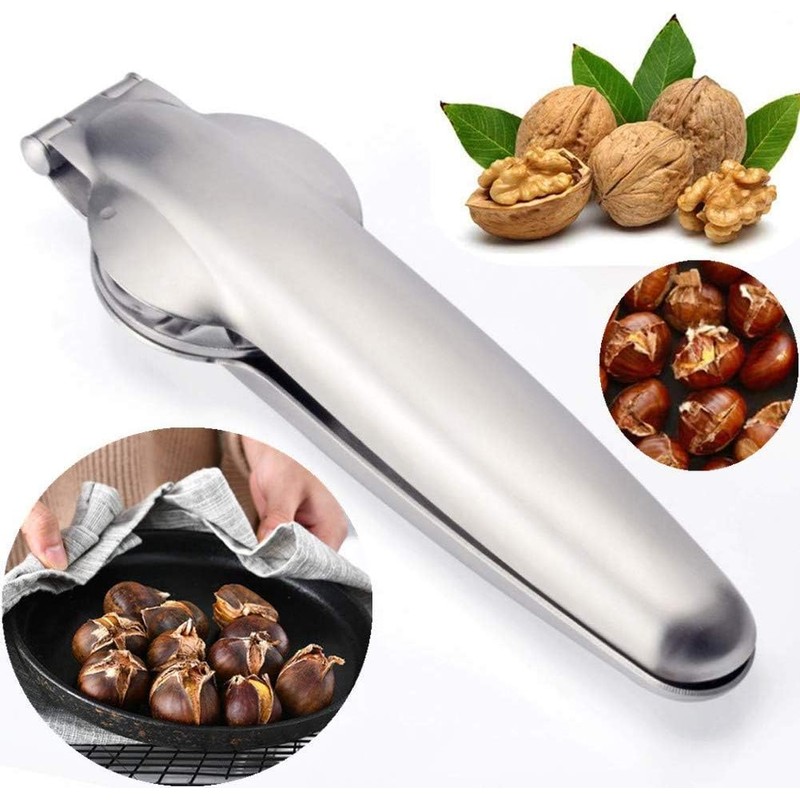 iPobie Nutcracker, Stainless Steel Chestnut Opener, Chestnut Clip Cutter, Chestnut
