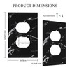 Natural Modern Abstract Black White Grey Gray Marble Art Texture