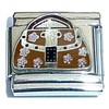 Brown Purse Italian Charm