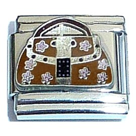 Brown Purse Italian Charm