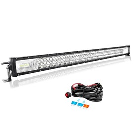 Willpower 42 Inch 540W LED Light Bar 12V 24V Spot Flood Combo Beam Driving Lights IP67 Waterproof Work Fog Lamps for 4X4 Offroad Truck Car SUV ATV Vehicle Boat Lighting with Wire Harness