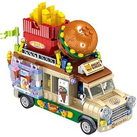 Artbox/Puzzle Sarang 638-Piece Mini Blocks - Hamburger Truck / 아트박스퍼즐사랑 638피스 미니블럭 - 햄버거 트럭