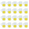 AUEAR, Lovely Mini Plastic Beer Cup Mug Model Mugs Miniature