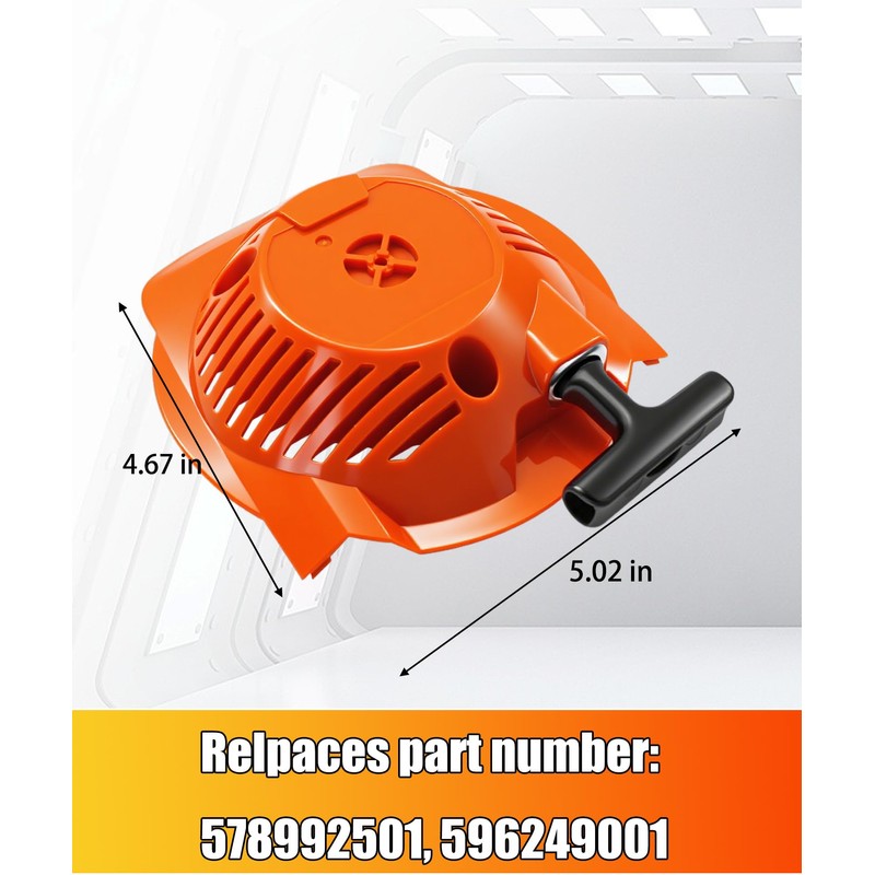 BTROVIA 596249001 Recoil Starter Assembly with Pull Cord Compatible with