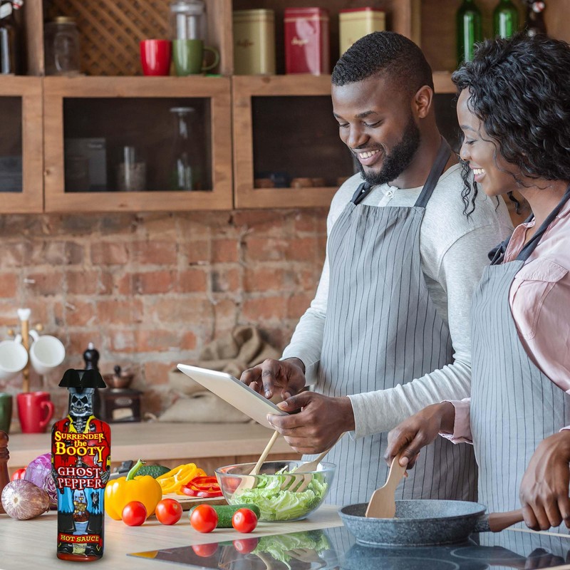 Surrender the Booty Ghost Pepper Hot Sauce – Bhut Jolokia