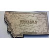 Montana State Shape Road Map Cribbage Board