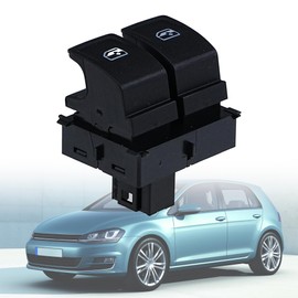 LEVANLIGHT Power Window Switch – Driver Side Master Control Button Replacement for VW Golf MK7 2-Door (Front Left Electric Window Regulator Replacement) Replace#5G0959858D, 5G0959858D, 5G0959858D