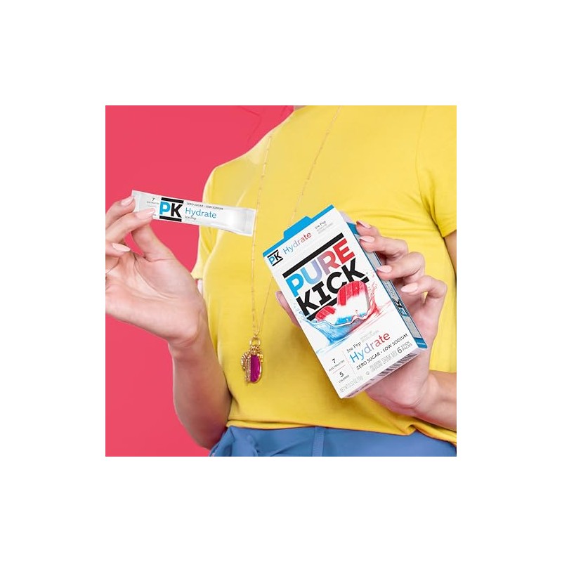 Pure Kick Hydration Singles - Ice Pop Flavor Drink Mix