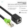 Weetcoocm Ethernet Extension Cable 1.5ft, Network Cat6a Extension Patch Cable