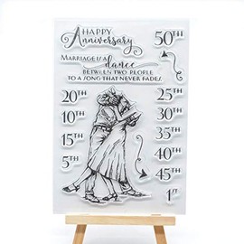 Welcome to Joyful Home - Sello de goma transparente para tarjetas, decoración y álbumes de recortes