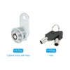 PATIKIL Cabinet Cam Lock with Key 2pcs 5/8"(16mm) Keyed Same