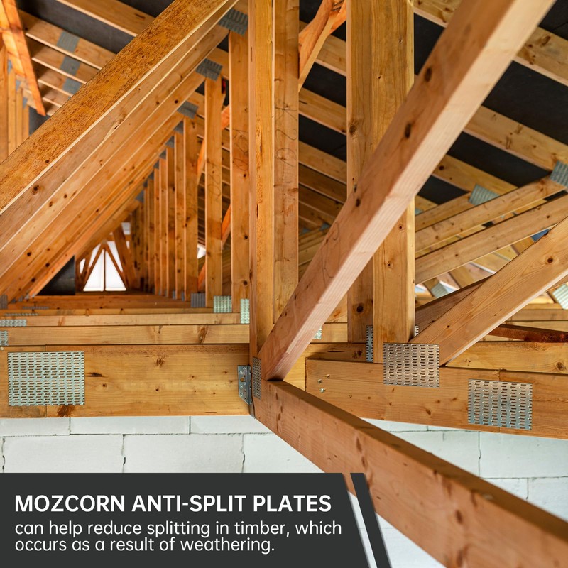 MOZCORN Truss Plates 3x4, Truss Brackets for Wood, 20 Pcs