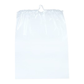 InfinitePack Large 12"x18"(500pcs) Transparent Shoe Bags for Travel, Portable Shoe Bags, Shoes Pouch Storage Organizer with Drawstring for Men & Women aClear Window Shoes Pouch with Rope