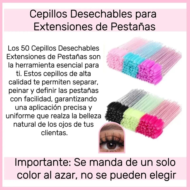 50 Pares Parches De Hidrogel 50cepillo Glitter 100microbrush