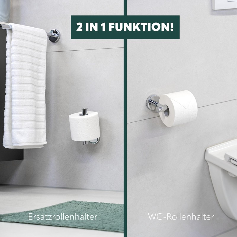 bremermann LUCENTE Bathroom Range - Toilet Roll Holder 2 in