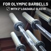 PhysKcal Spring Barbell Collars 50mm (Pair) Silver Chrome Clips Clamps