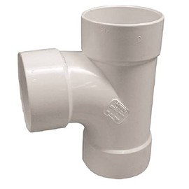 4" Sanitary Tee Sewer Drain Sewer Drain SDR 35 PVC