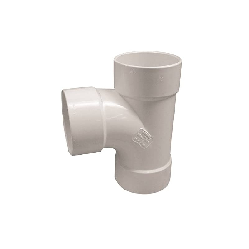 4" Sanitary Tee Sewer Drain Sewer Drain SDR 35 PVC