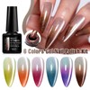 MEET ACROSS Gel Nail Polish Set, 6 Colors Cat Eye