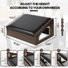 XINGMIAOWJ Ergonomic Foot Rest, 4 Adjustable Height Foot Stool,Footrest Under