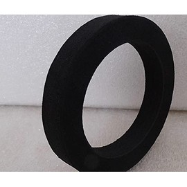 Flush Valve Shank Washer, NuFlush 3.5 Replacement for American Standard, Kohler, Eljer or Any Flush Valve with Similar Thread Size, Black