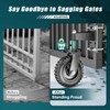 Aclastool Gate Wheel, 15.4 Inch Overall Height, 8 Inch Wheel