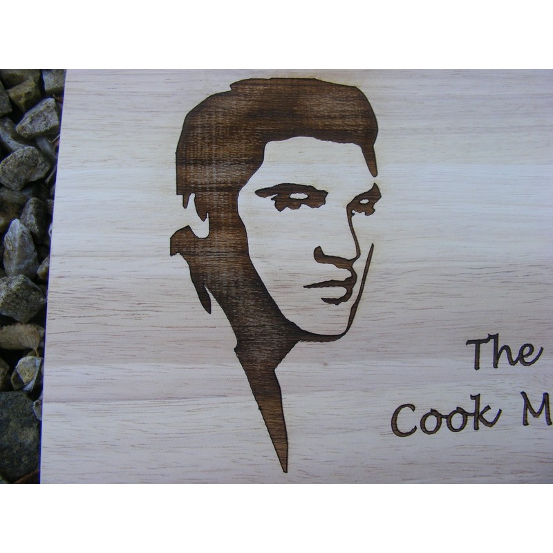 Elvis Presley Gift Idea Wooden Chopping Board Cheese Board Placemat