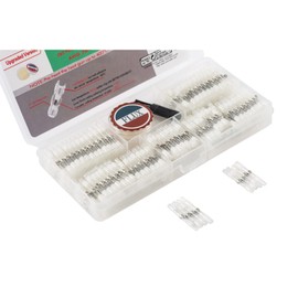 Heat Shrink Butt Connectors Marine Grade Solder Seal Wire Connectors Electrical Wire Connectors Kit Waterproof Insulated Butt Splice (W280PCS)
