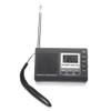 Portable Mini Radios FM/MW/SW Receiver with Digital Alarm Clock FM