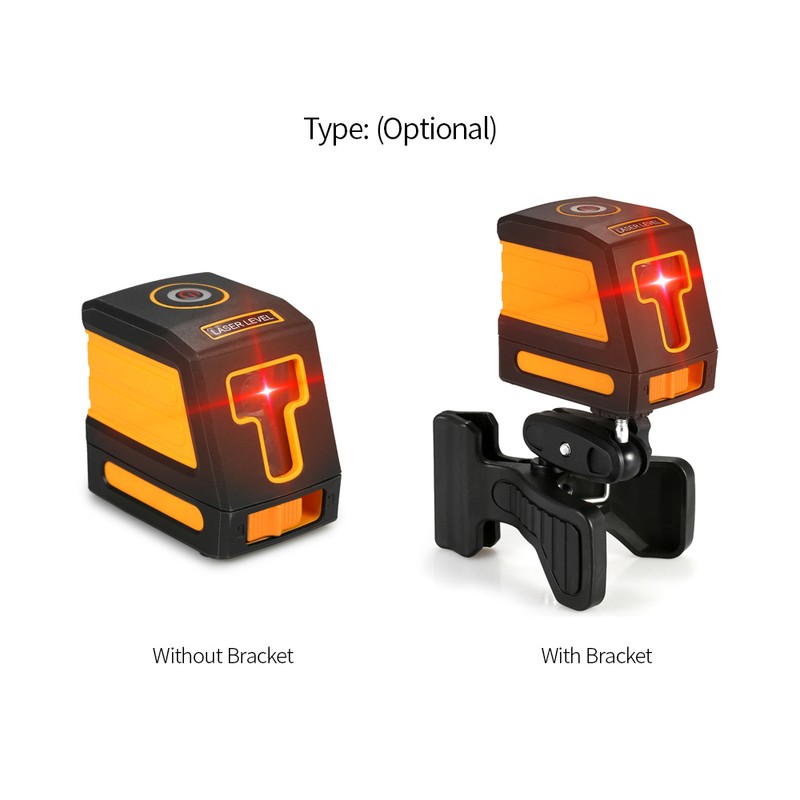 Self-Leveling 2 Lines Red Laser Level Professional Horizontal and Vertical