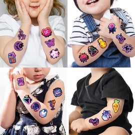 Stickers, Pack of 50 Graffiti Stickers Kids Cool Neon Sticker Set Waterproof Vinyl Stickers Bicycle Car Laptop Skateboard Scrapbook Drinking Bottle Suitcase Children's Birthday Party Favours Neon