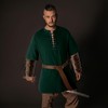 Jeyiour 3 Pcs Renaissance Costume Men Medieval Viking Tunic Knight