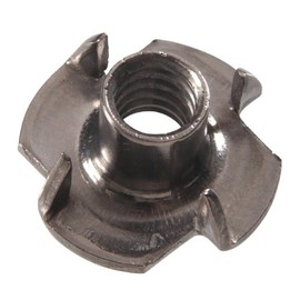 Hillman 4150 5/16-18 x 3/8 x 7/8 in. Stainless Steel Pronged Tee Nut (10-Pack)