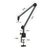 Microphone Arm Stand 180 Degree Adjustable Stable Durable Carbon Steel