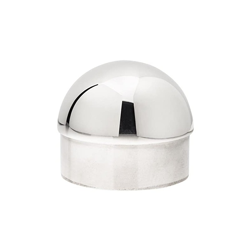 2" Dia. Polished Stainless Steel Domed End Cap 2" O.D.