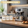 EQEY Coffee Tea Sugar Container Set of 3,Farmhouse Storage Containers